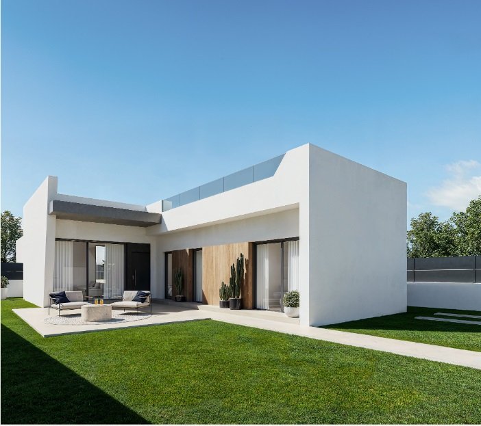 Villa i San Miguel de Salinas, Alicante, Spanien 3 sovrum, 107 kvm. Nr. 145188