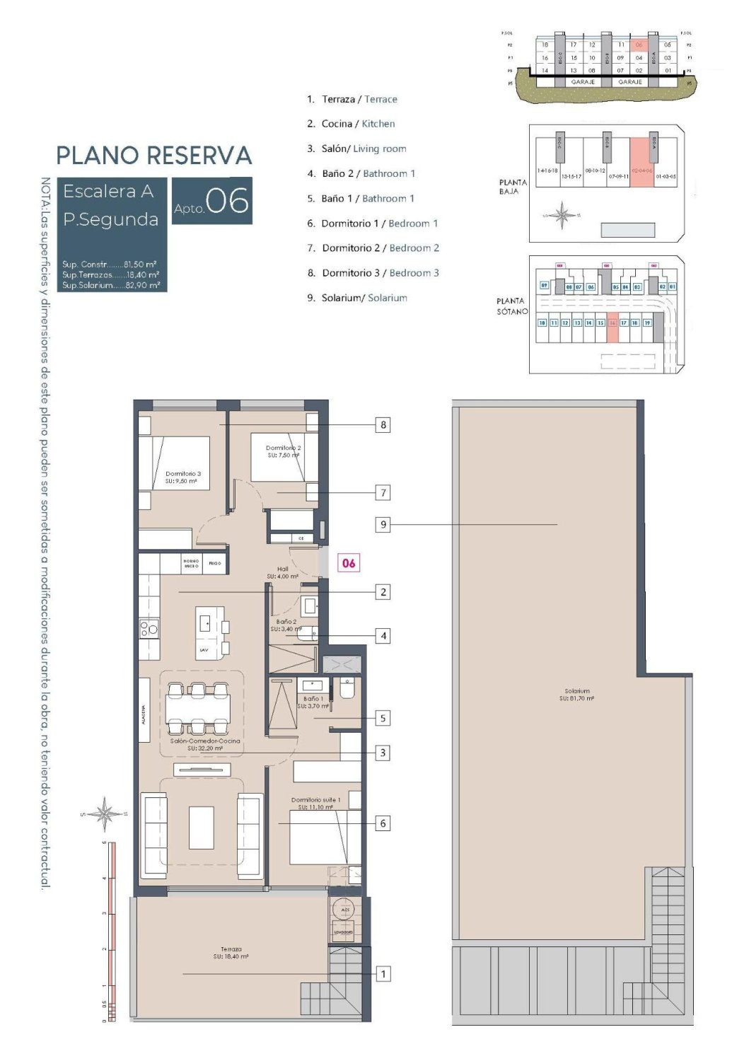 Квартира в Бенихофар, Аликанте, Испания 3 спальни, 81м2 №151595
