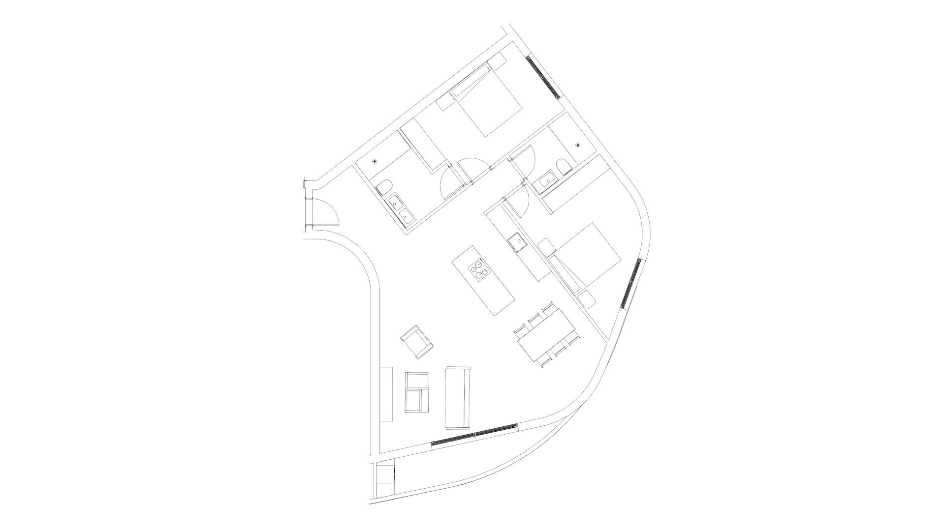 Wohnung in VITANIA, Calpe, Alicante, Spanien 2 Schlafzimmer, 92.71 m2 Nr. 146475