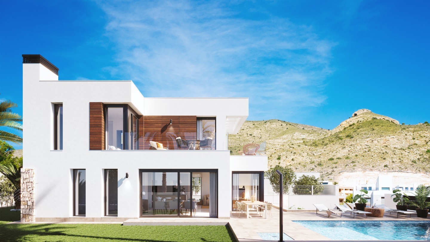 Villa à Finestrat, Alicante, Espagne 4 chambres,  No. 100514