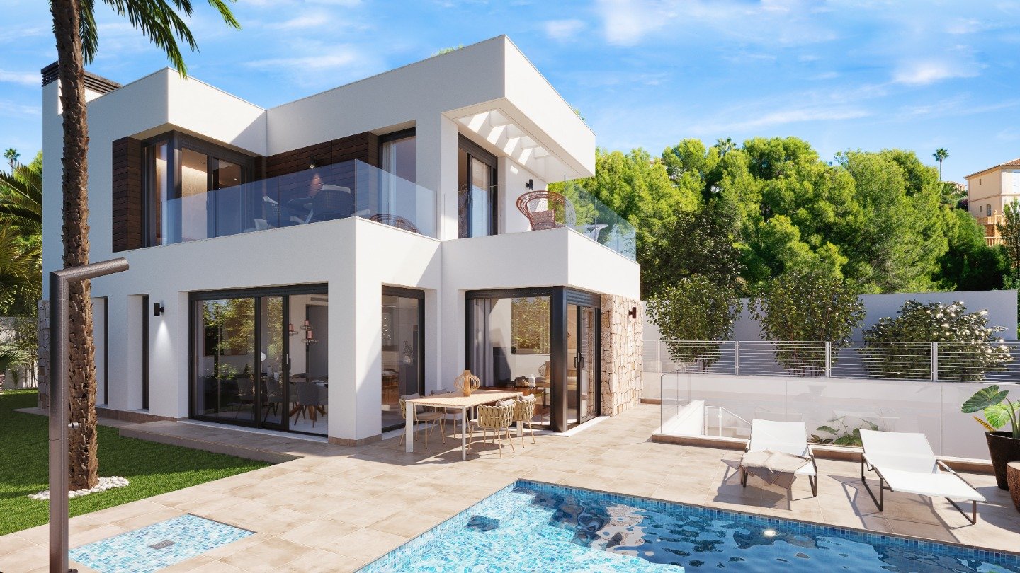 Villa à Finestrat, Alicante, Espagne 4 chambres,  No. 100514