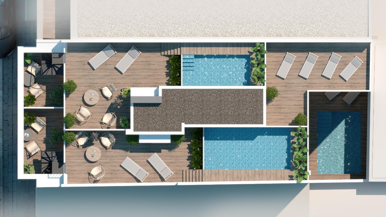 Huoneisto Torrevieja, Alicante, Espanja 1 makuuhuone, 60 m2 No. 147848