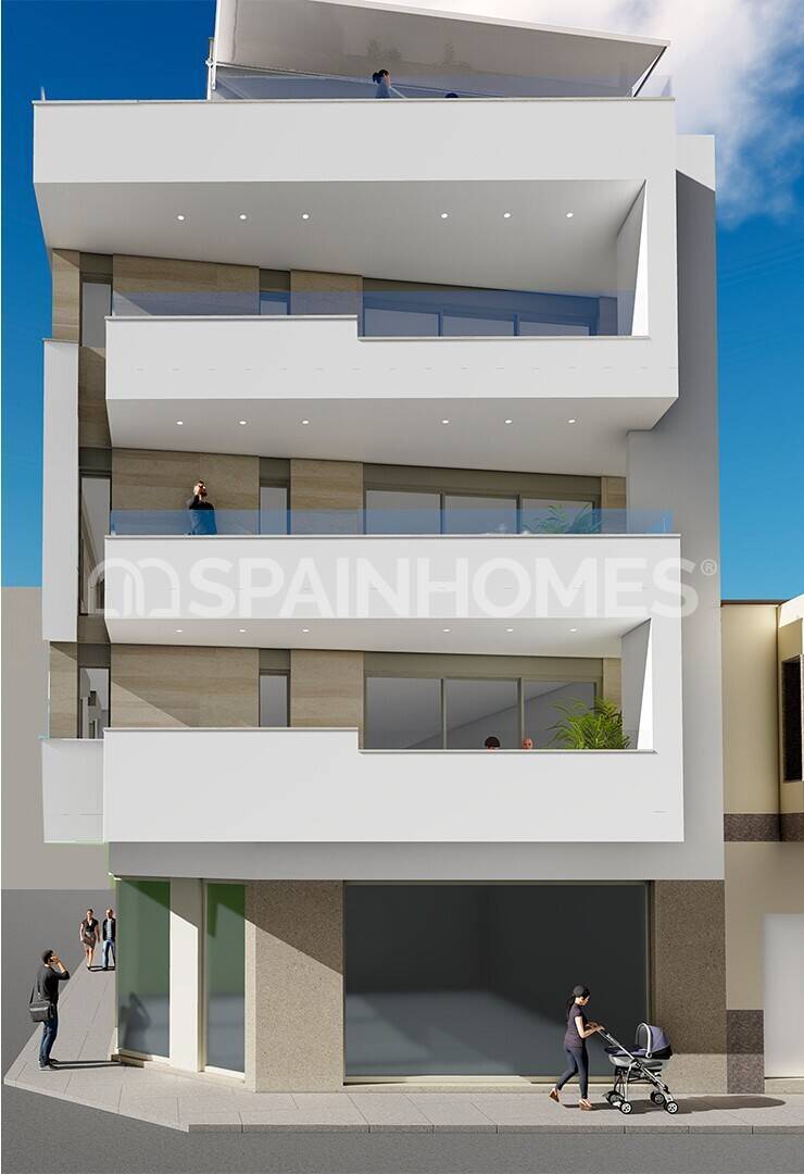 Apartamento en Torrevieja, Alicante, España 1 dormitorio, 63 m2 No. 149946