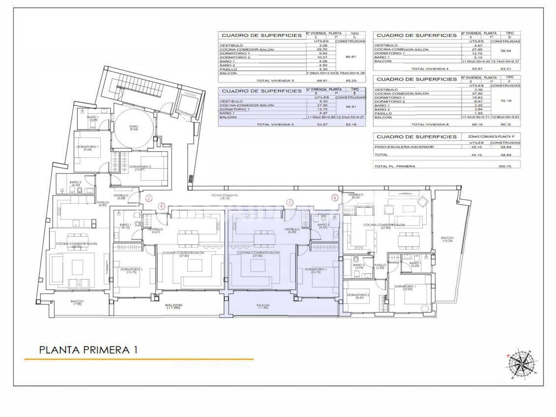 Apartamento en Torrevieja, Alicante, España 1 dormitorio, 63 m2 No. 149946
