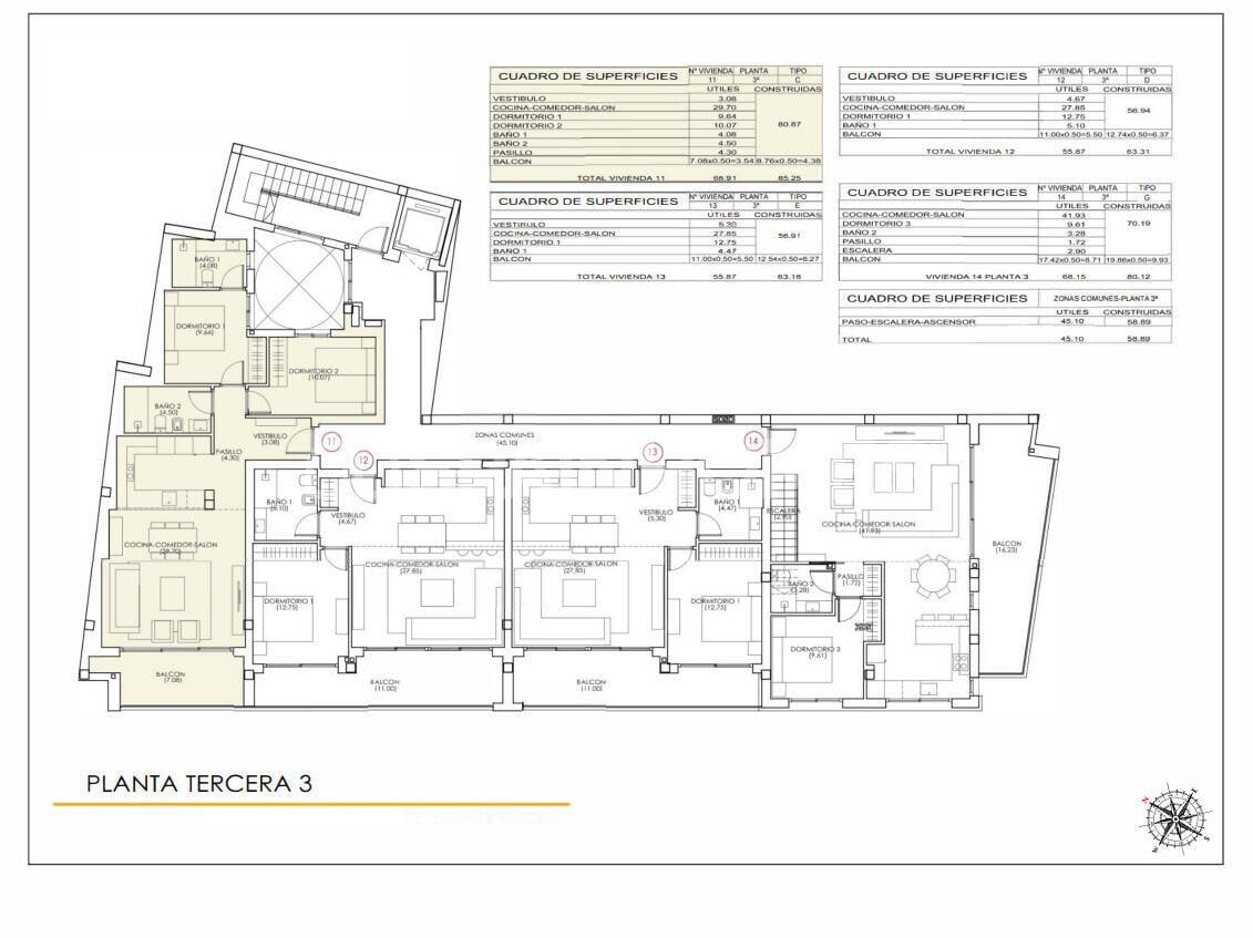 Wohnung in Torrevieja, Alicante, Spanien 3 Schlafzimmer, 161 m2 Nr. 149950