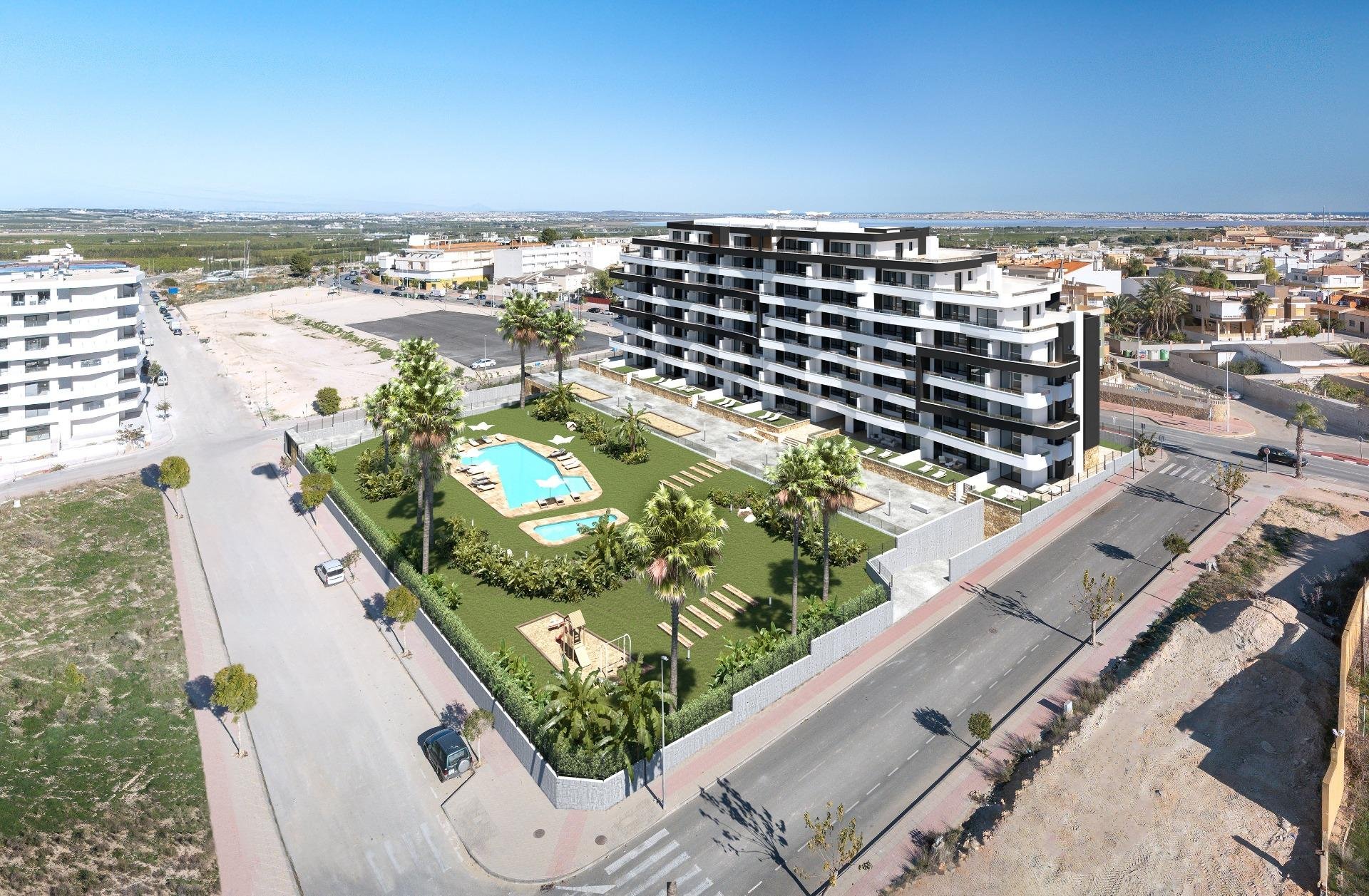 Lägenhet i San Miguel de Salinas, Alicante, Spanien 2 sovrum, 70 kvm. Nr. 165559