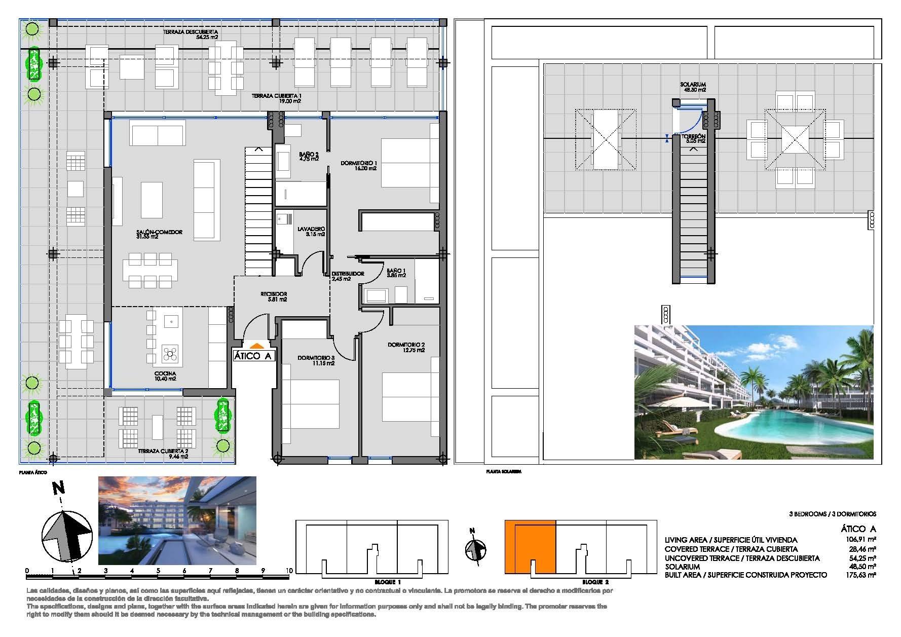 Apartment in Mar De Cristal, Murcia, Spain 3 bedrooms, 175 sq.m. No. 141723