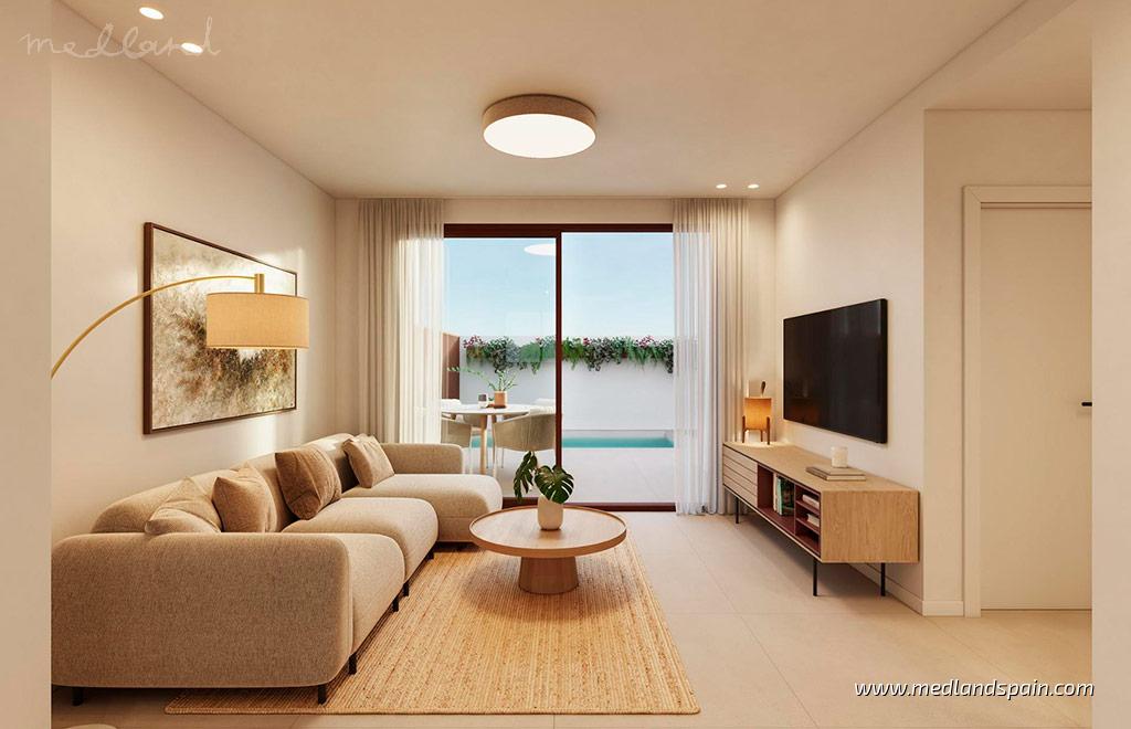 Apartamento en Lo Pagán, Murcia, España 2 dormitorios, 60 m2 No. 179365