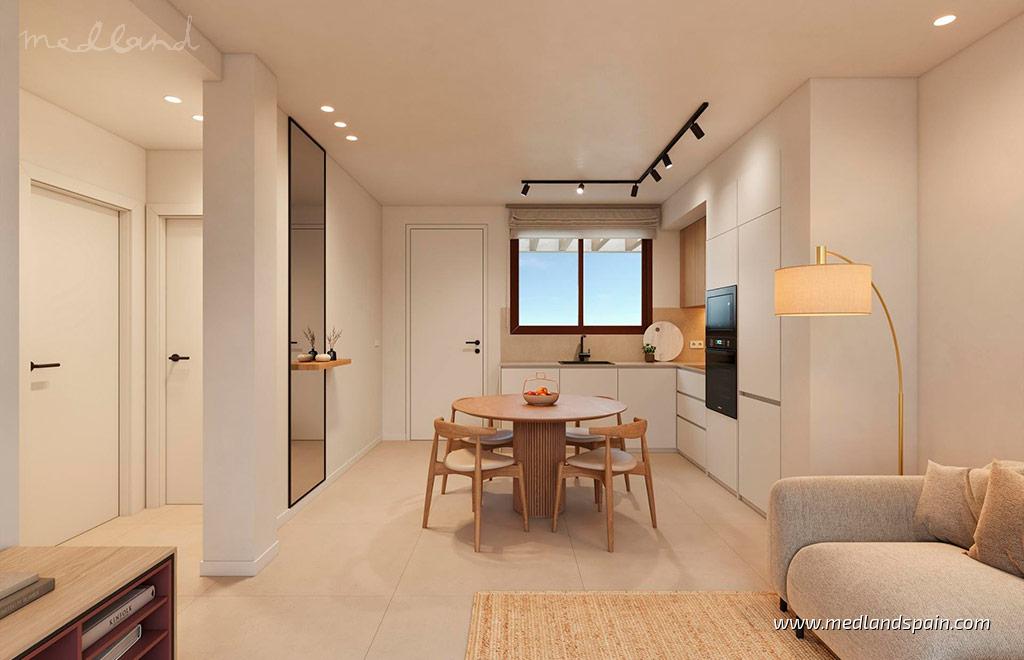 Apartamento en Lo Pagán, Murcia, España 2 dormitorios, 60 m2 No. 179365