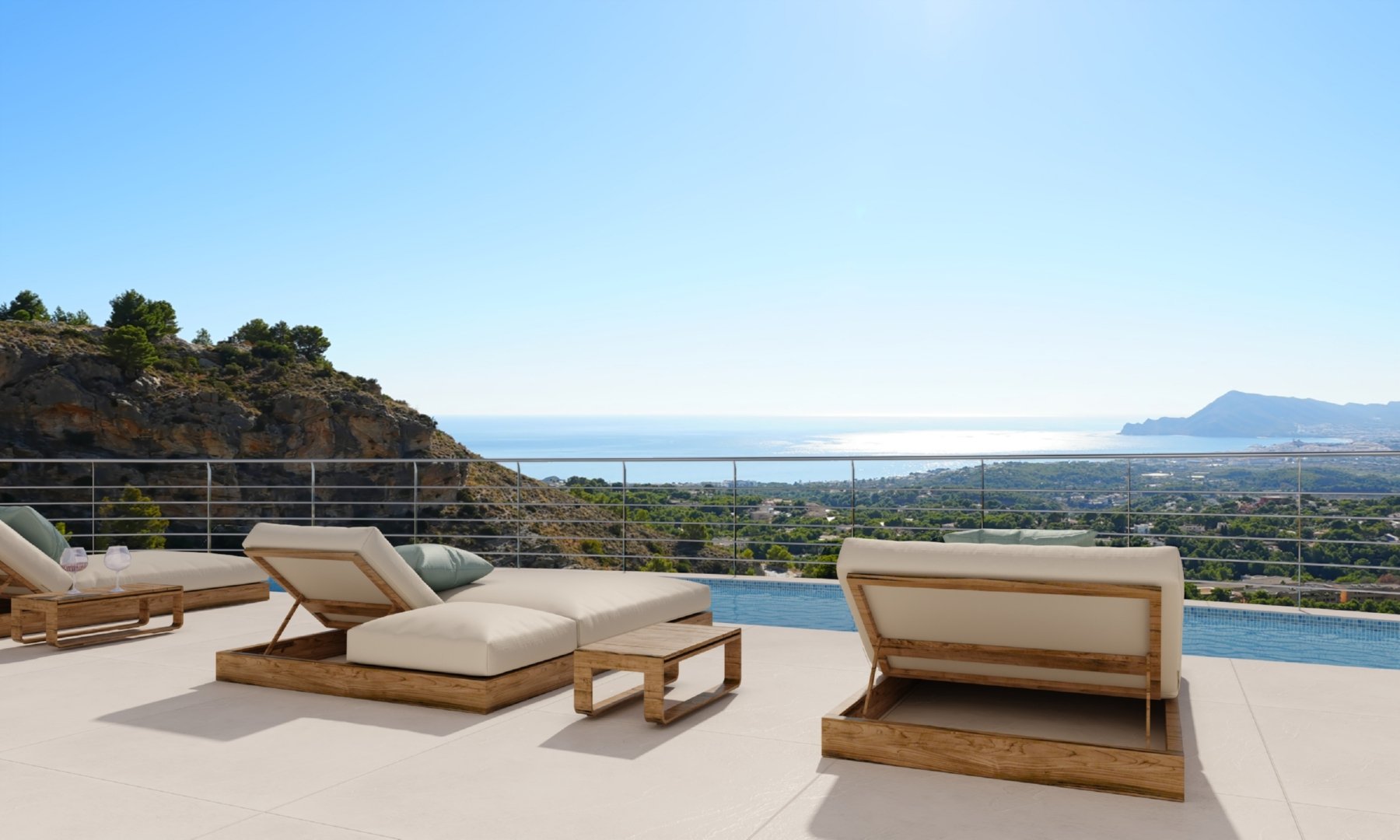 Villa i Altea, Alicante, Spanien 4 sovrum, 615 kvm. Nr. 96020