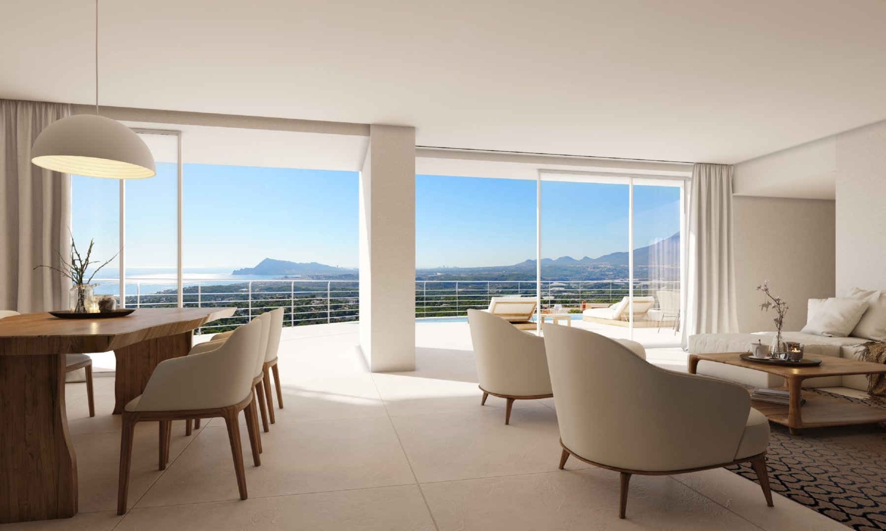 Villa i Altea, Alicante, Spanien 4 sovrum, 615 kvm. Nr. 96020