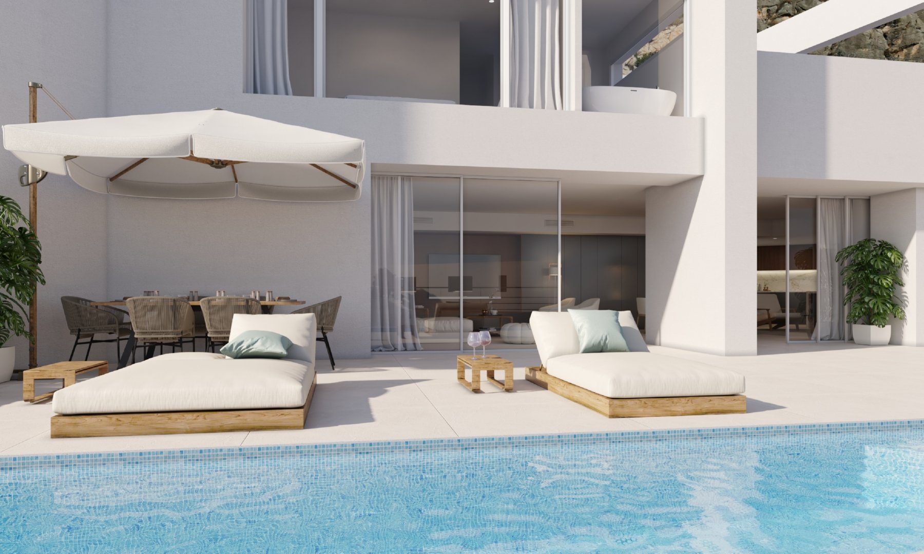 Villa i Altea, Alicante, Spanien 4 sovrum, 615 kvm. Nr. 96020