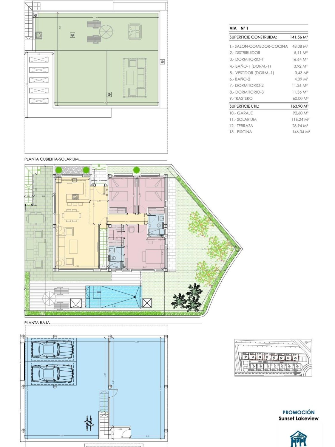 Villa à Torrevieja, Alicante, Espagne 3 chambres, 141.56 m2 No. 165763