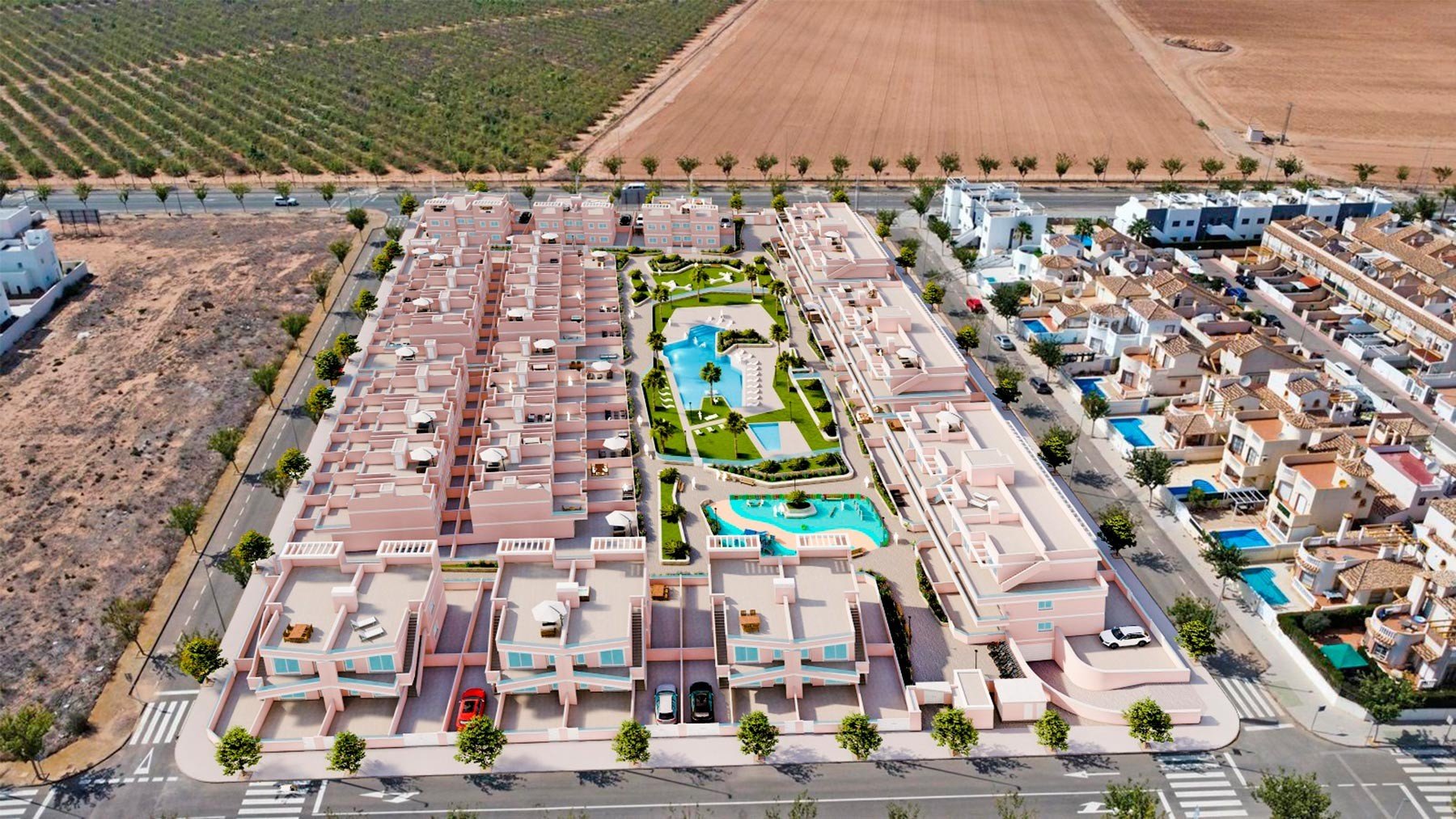 Bungalow in Pilar de la Horadada, Alicante, Spain 3 bedrooms, 74 sq.m. No. 112413