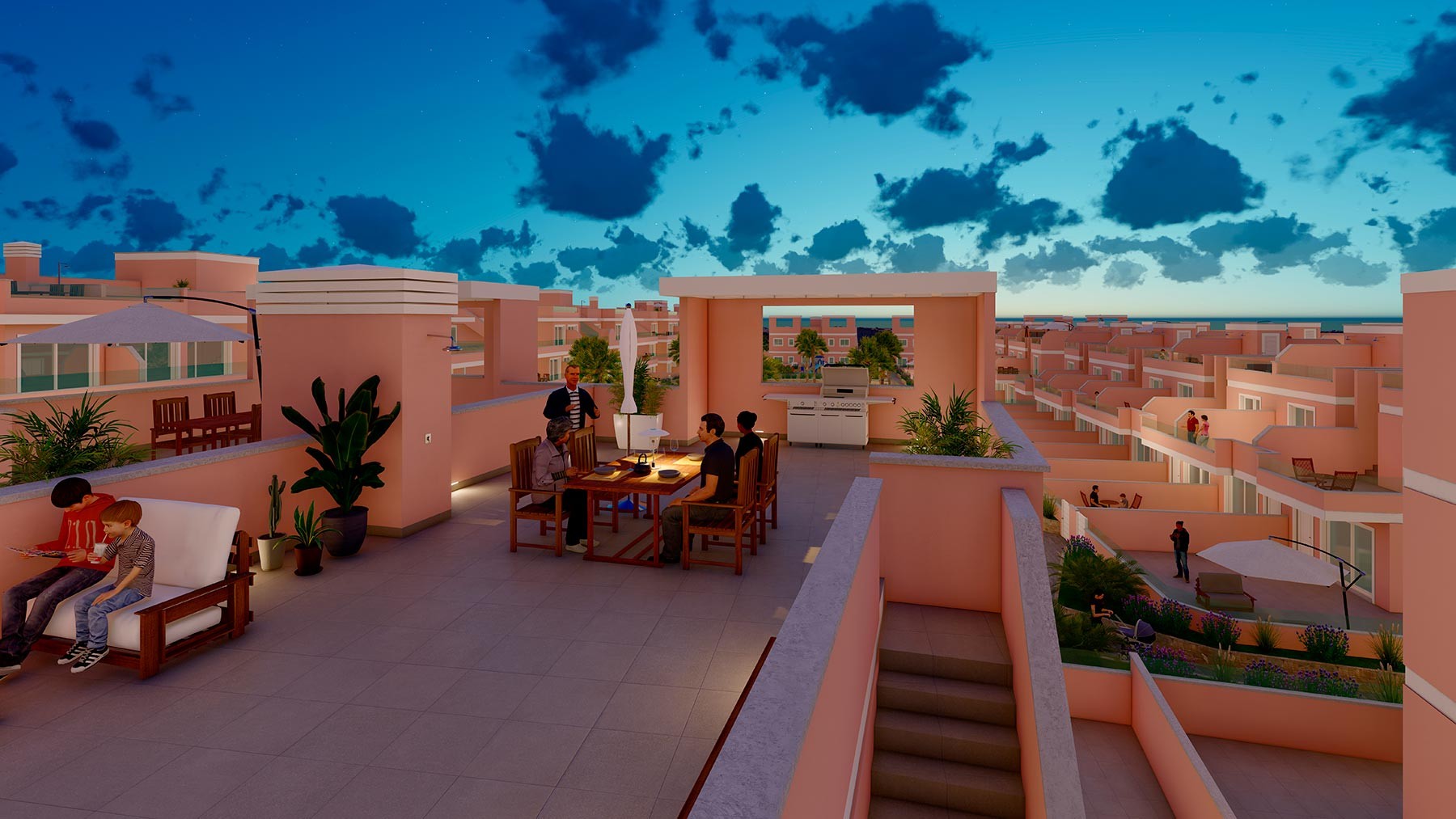 Bungalow in Pilar de la Horadada, Alicante, Spain 3 bedrooms, 74 sq.m. No. 112413