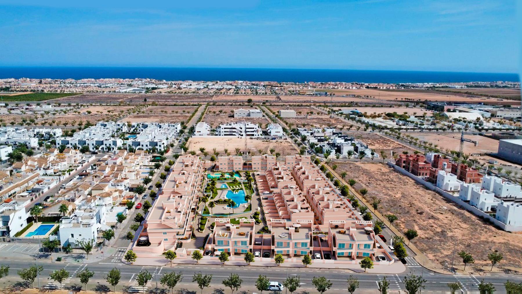 Bungalow in Pilar de la Horadada, Alicante, Spain 3 bedrooms, 74 sq.m. No. 112413