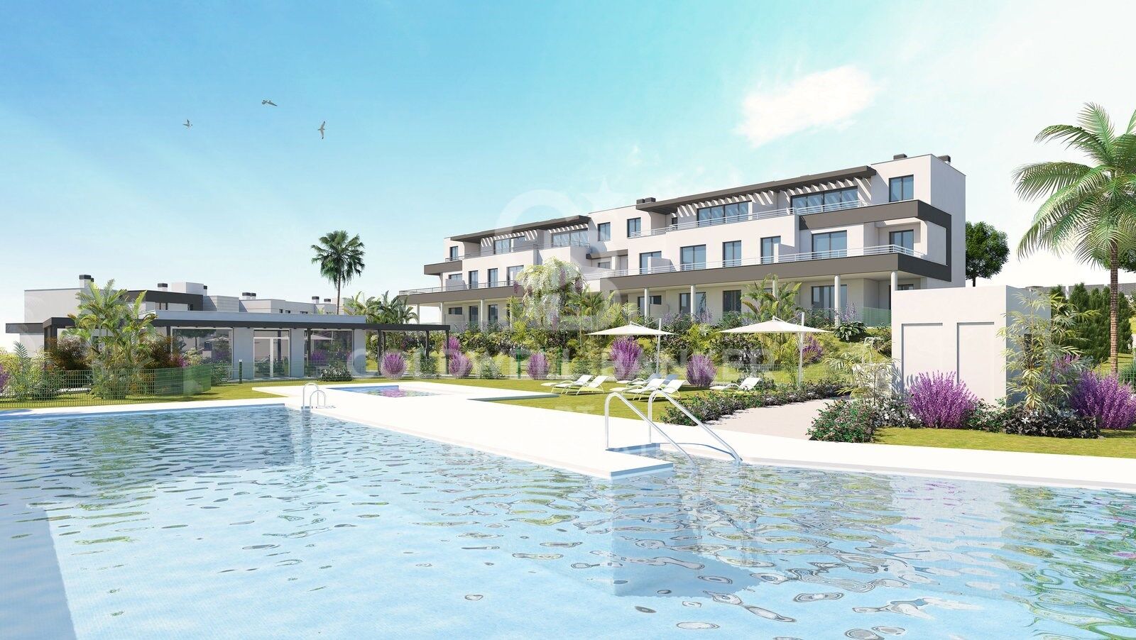 Lägenhet i Estepona, Malaga, Spanien 2 sovrum, 98 kvm. Nr. 159861