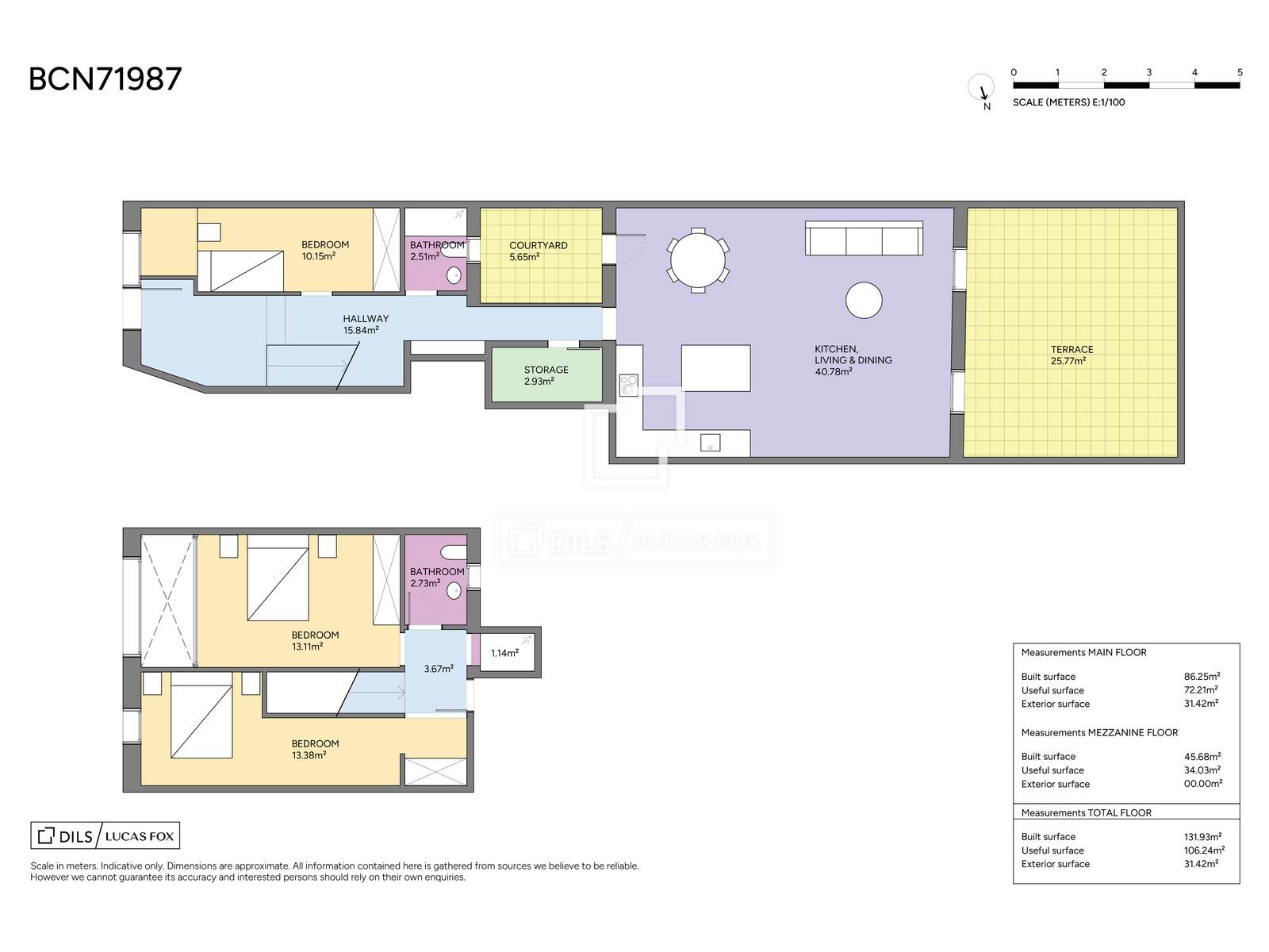 Dzīvoklis Barcelona, Spānijā 3 istabas, 132 m2 Nr. 192774