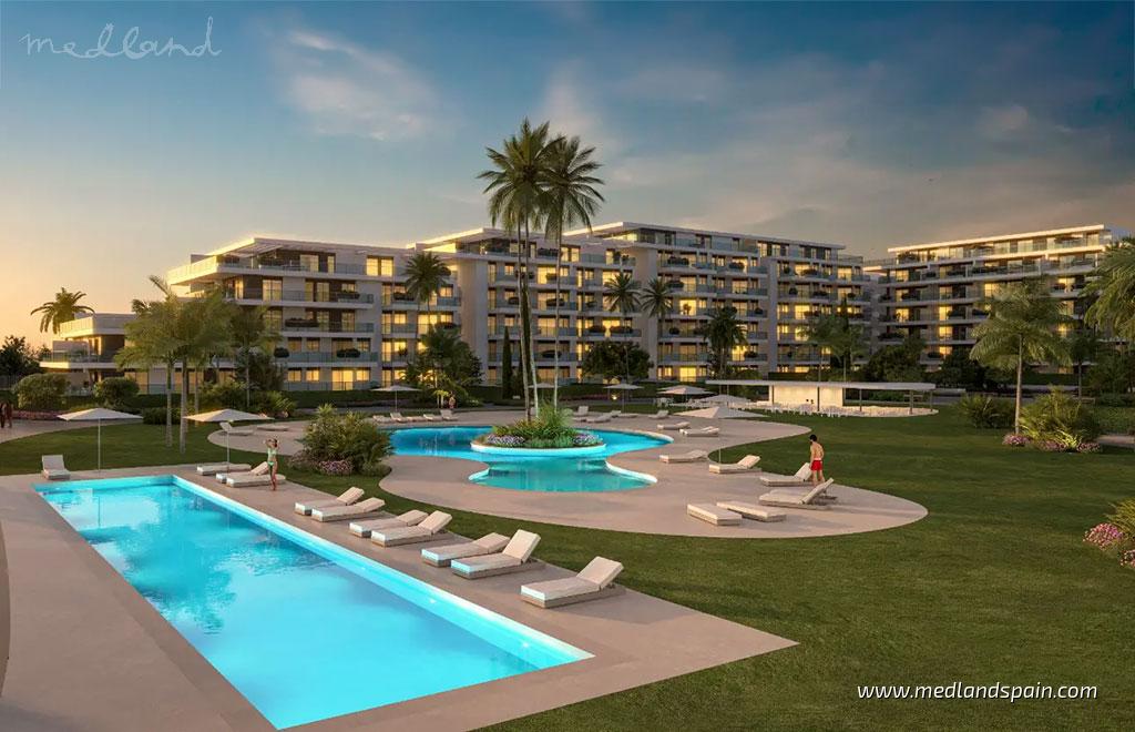 Appartamento a Almerimar, Almeria, Spagna 3 camere da letto, 123 mq. N° 167391