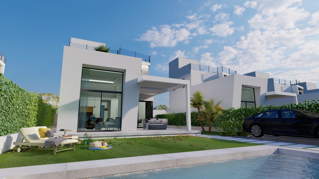Villa in Finestrat, Alicante, Spanien 3 Schlafzimmer, 163 m2 Nr. 79055