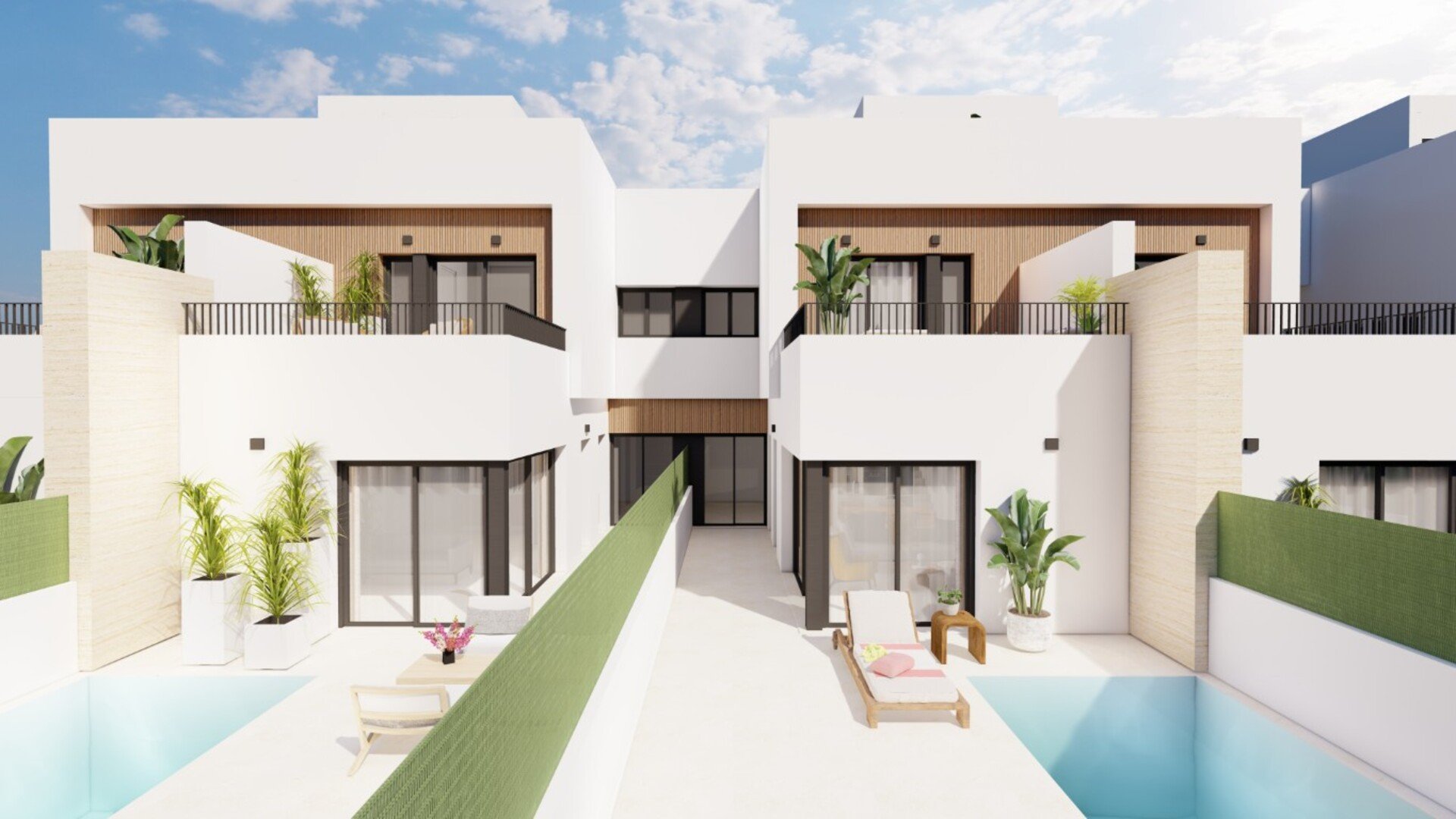 Huvila Residencial Rosa Morada, Murcia, Espanja 3 makuuhuonetta, 125.55 m2 No. 148433