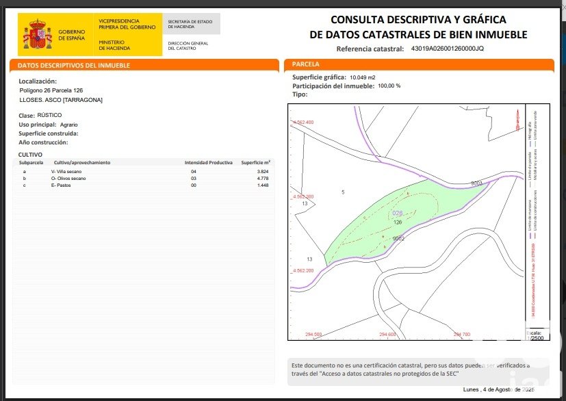 Lokal usługowy w Asco, Tarragona, Hiszpania nr 185751