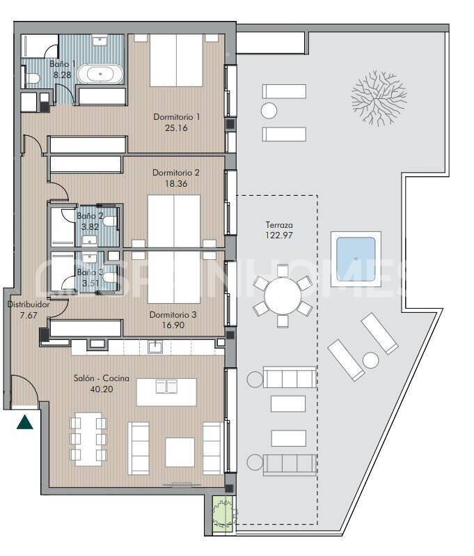 Apartament w Marbella, Malaga, Hiszpania 2 sypialnie, 91 mkw. nr 149644