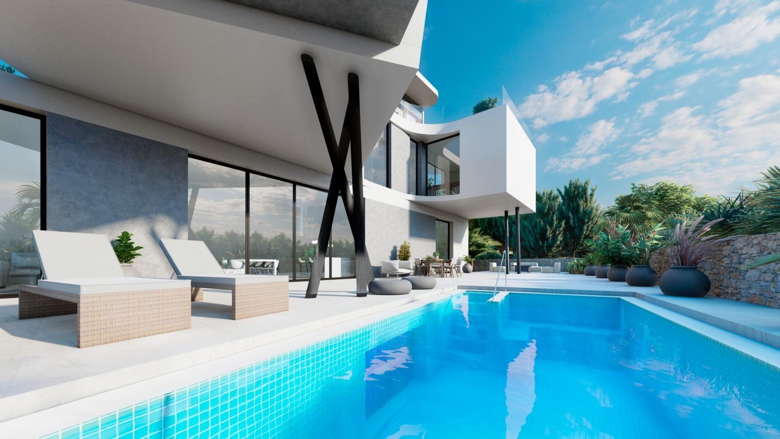 Villa en Campoamor, Alicante, España 5 dormitorios, 200 m2 No. 165434