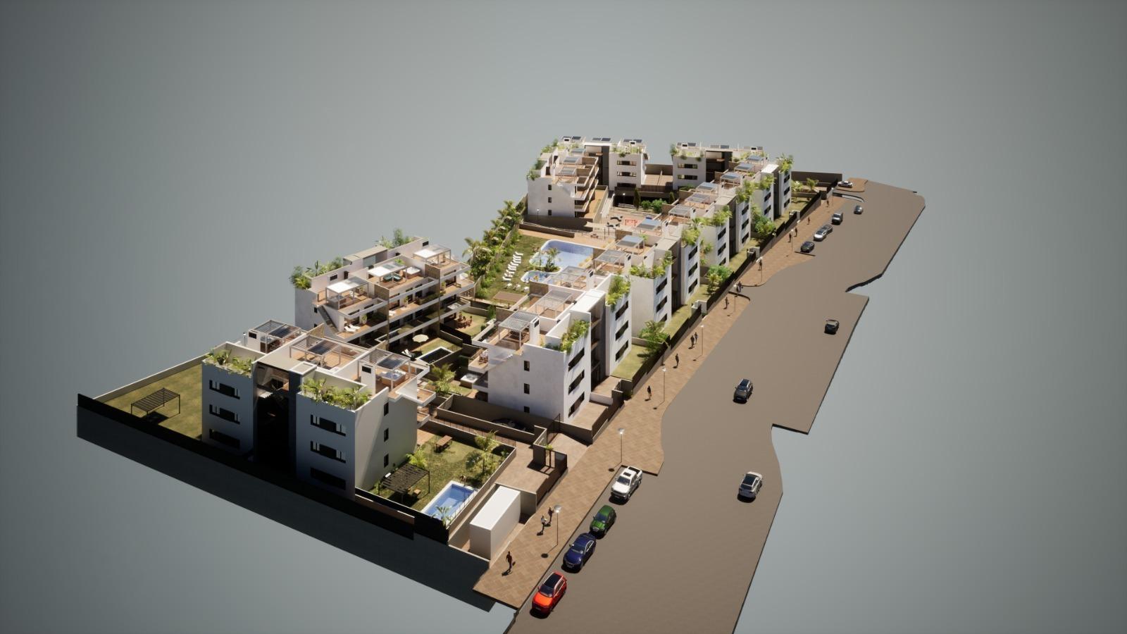 Appartamento a Benidorm, Alicante, Spagna 2 camere da letto, 73 mq. N° 179937
