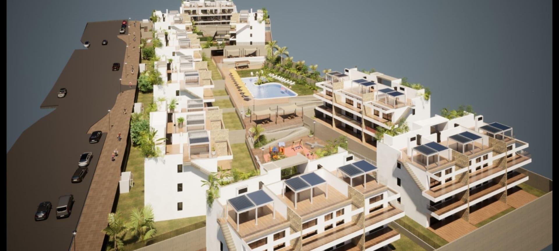 Appartamento a Benidorm, Alicante, Spagna 2 camere da letto, 73 mq. N° 179937