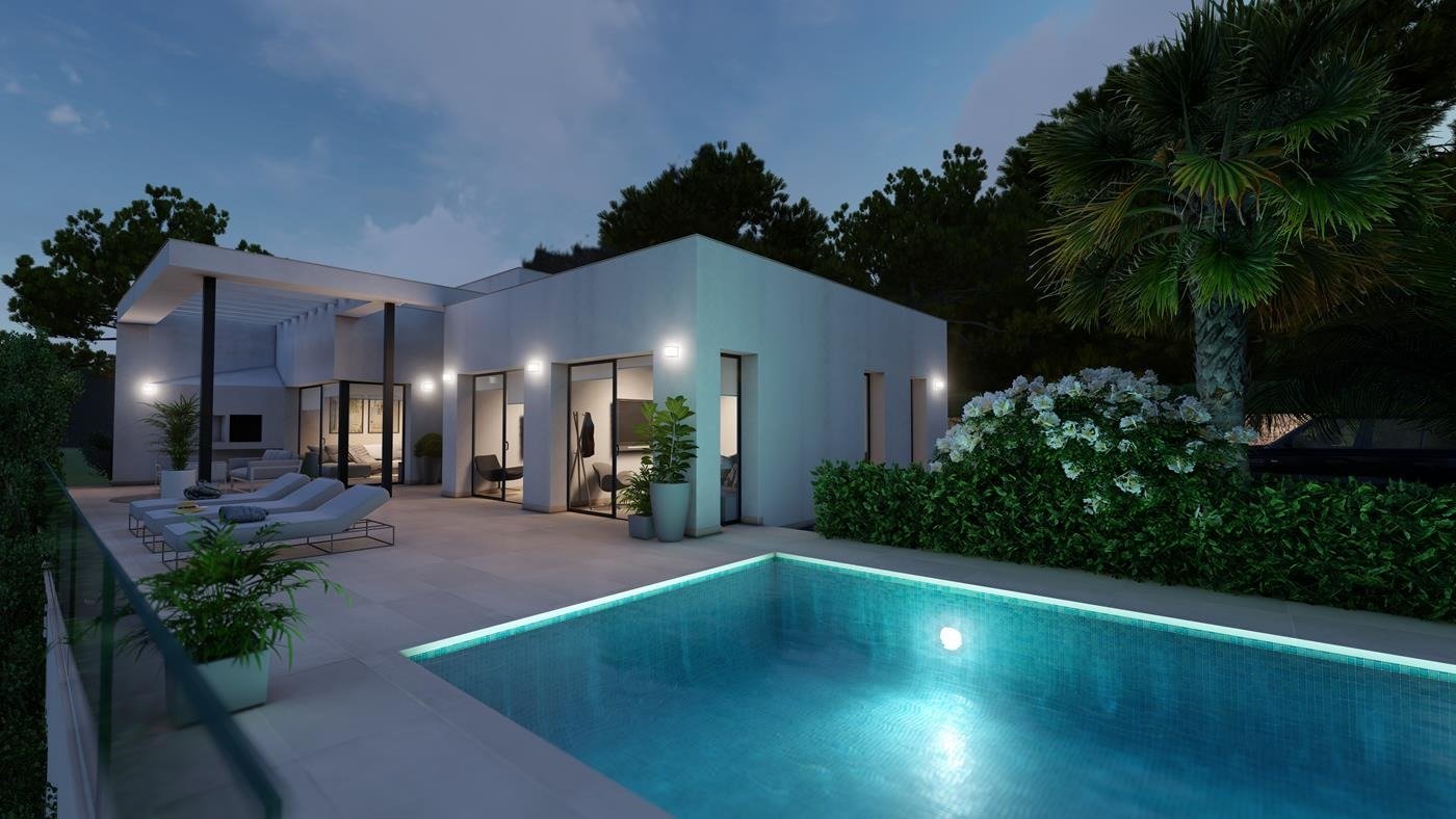 Villa i Pedreguer, Alicante, Spanien 3 sovrum, 133 kvm. Nr. 165064