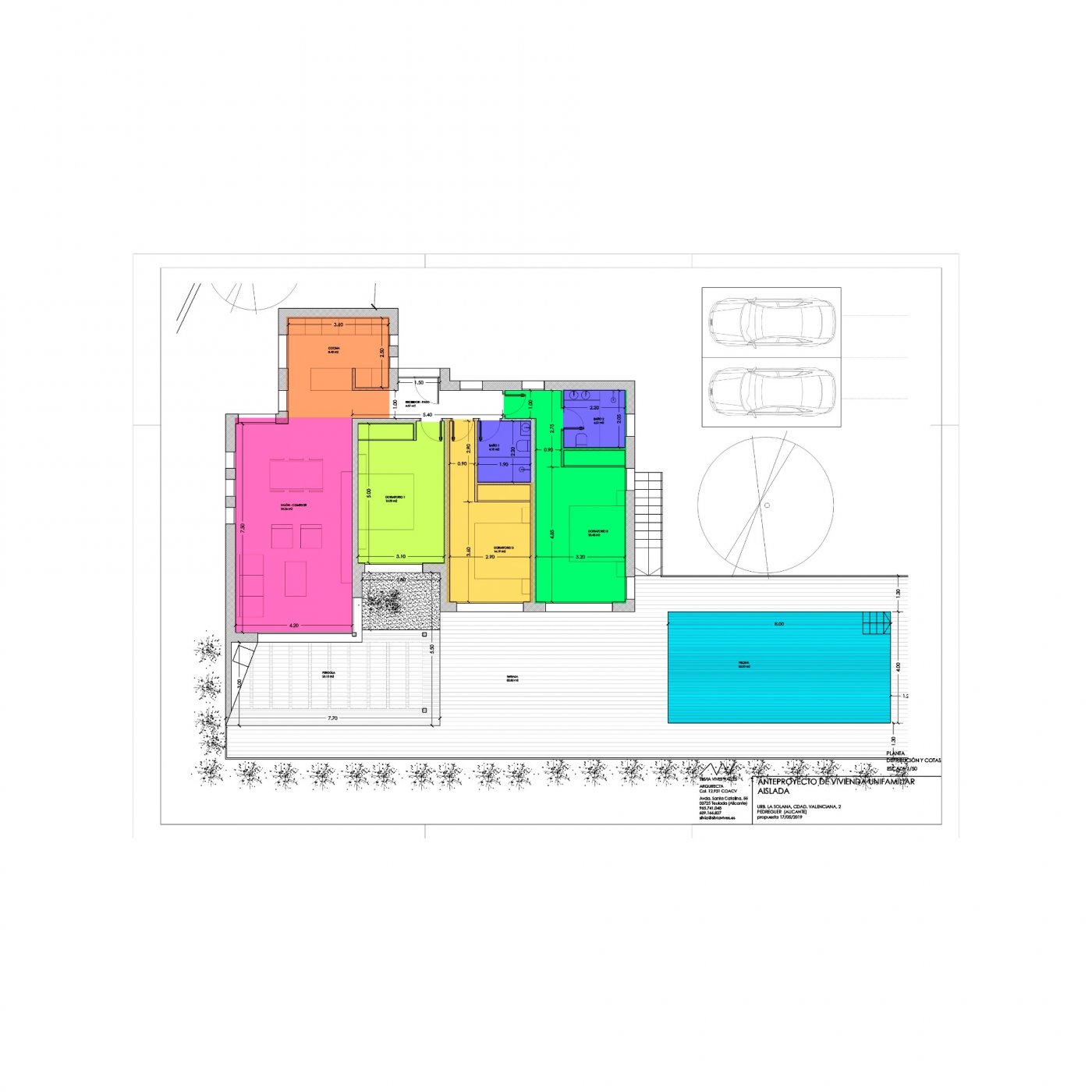 Villa i Pedreguer, Alicante, Spanien 3 sovrum, 133 kvm. Nr. 165064