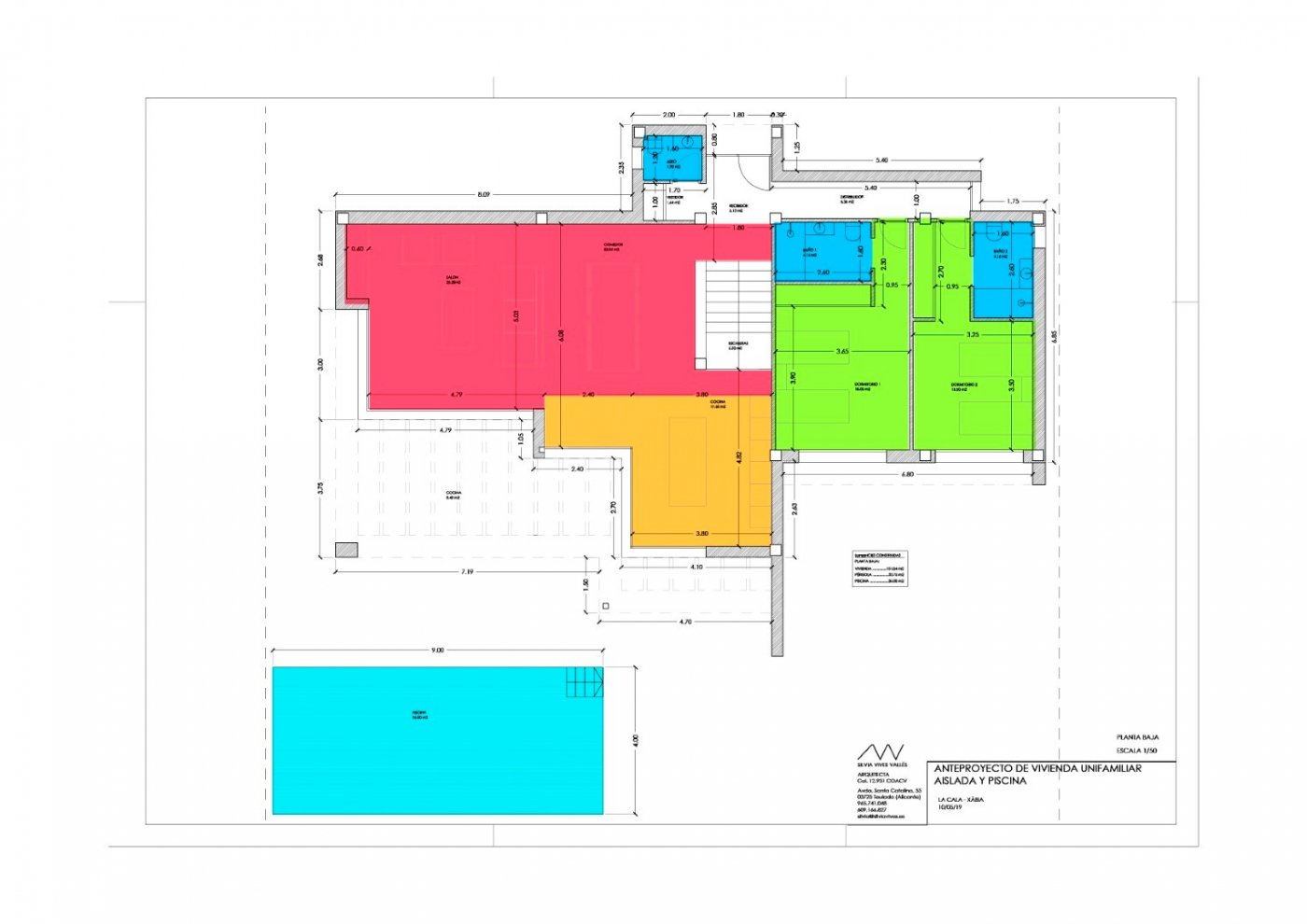 Apartment à Teulada, Alicante, Espagne 3 chambres, 196 m2 No. 165062