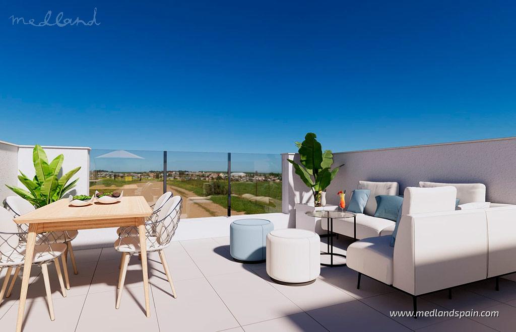 Radhus i Los Alcazares, Murcia, Spanien 3 sovrum, 135 kvm. Nr. 141357