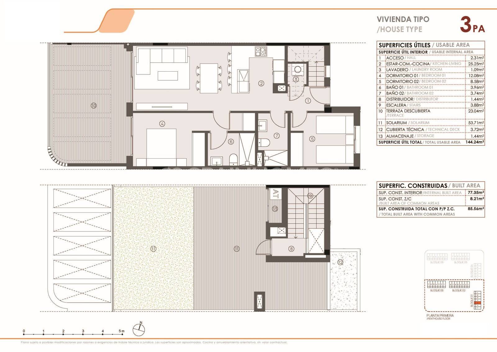 Apartment in Torrevieja, Alicante, Spain 2 bedrooms, 65 sq.m. No. 146862