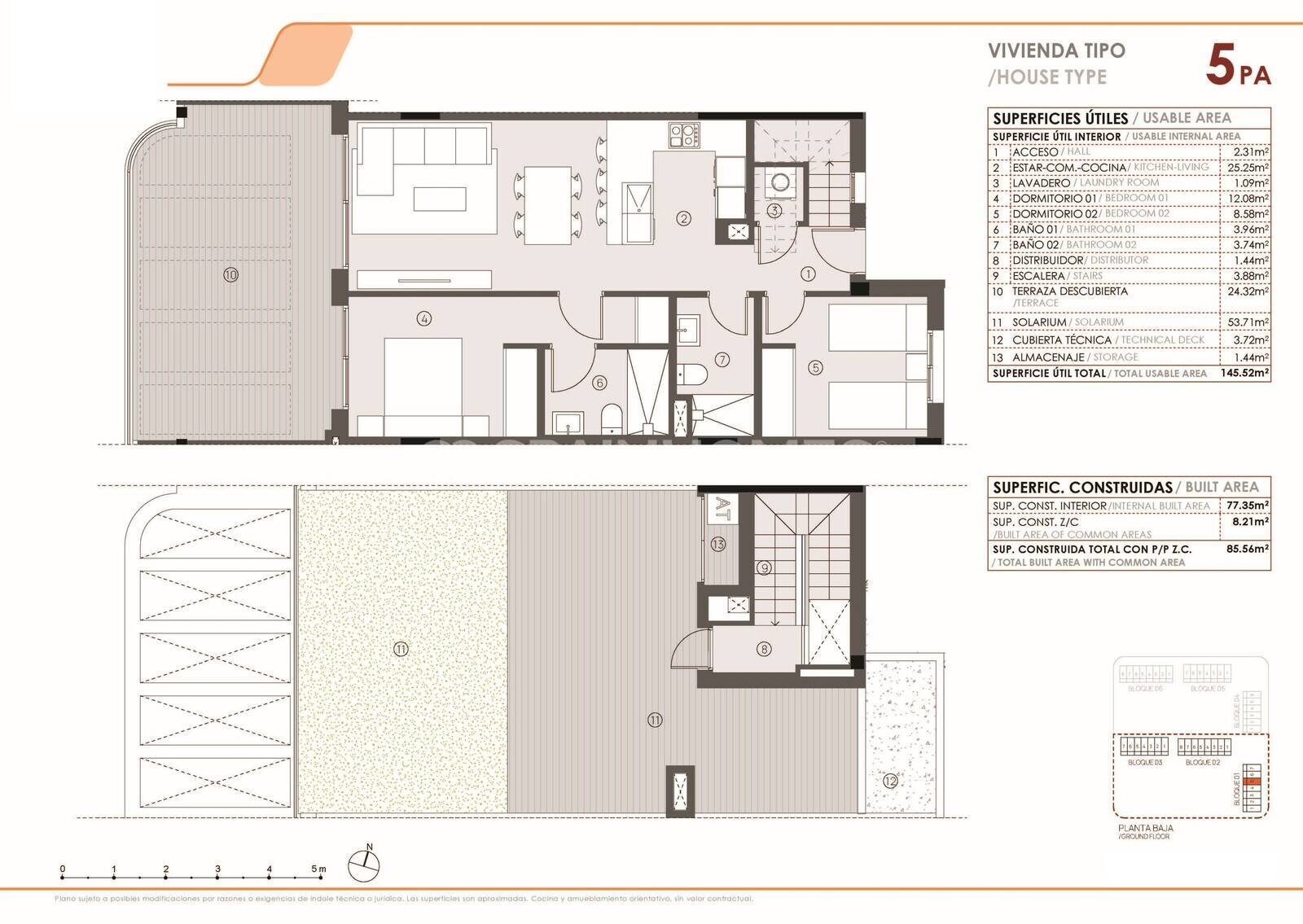 Apartment in Torrevieja, Alicante, Spain 2 bedrooms, 65 sq.m. No. 146862