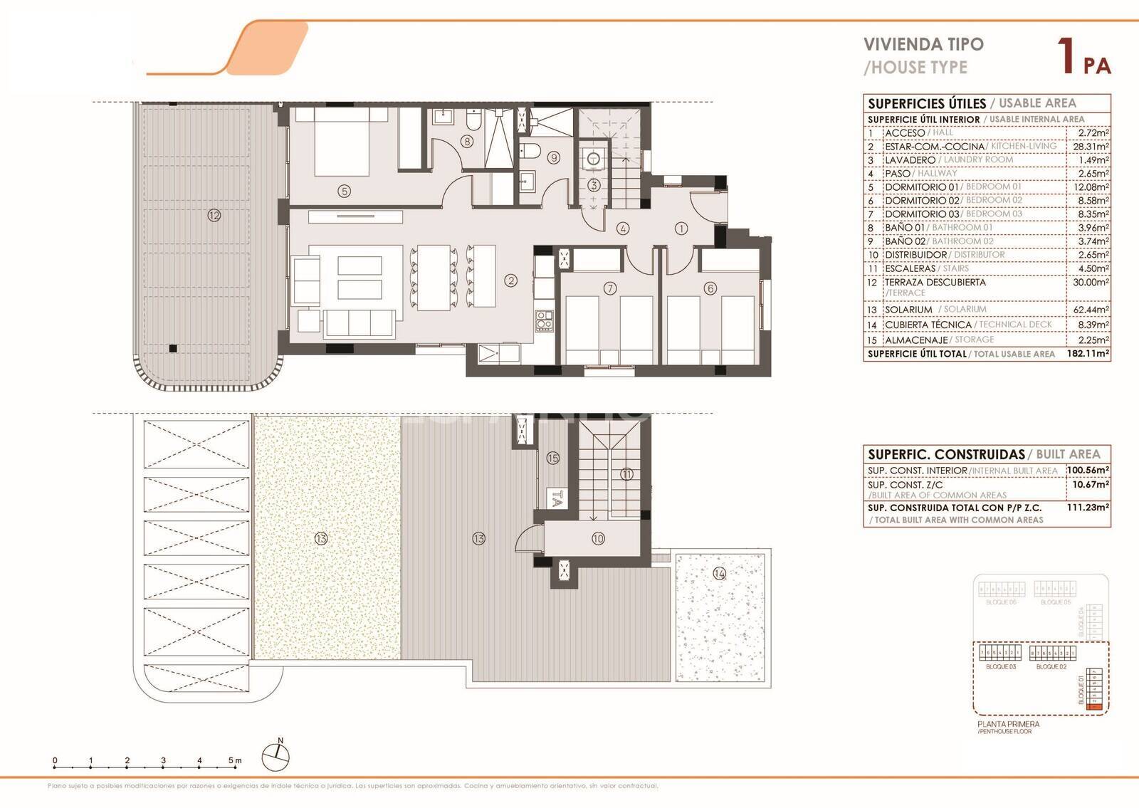 Apartment in Torrevieja, Alicante, Spain 2 bedrooms, 65 sq.m. No. 146862
