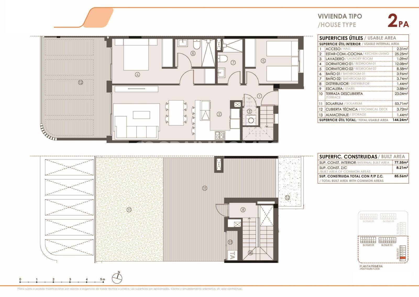 Apartment in Torrevieja, Alicante, Spain 2 bedrooms, 65 sq.m. No. 146862