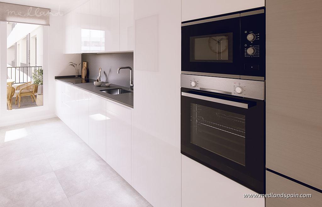 Appartamento a Malaga, Spagna 3 camere da letto, 113 mq. N° 191691