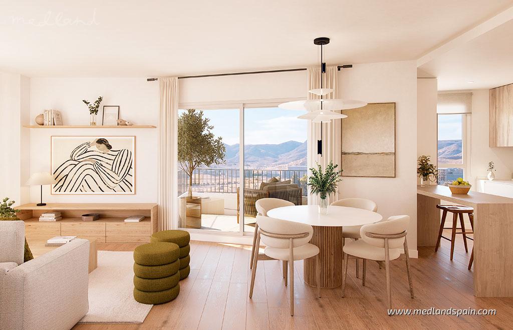 Appartamento a Malaga, Spagna 3 camere da letto, 114 mq. N° 191694