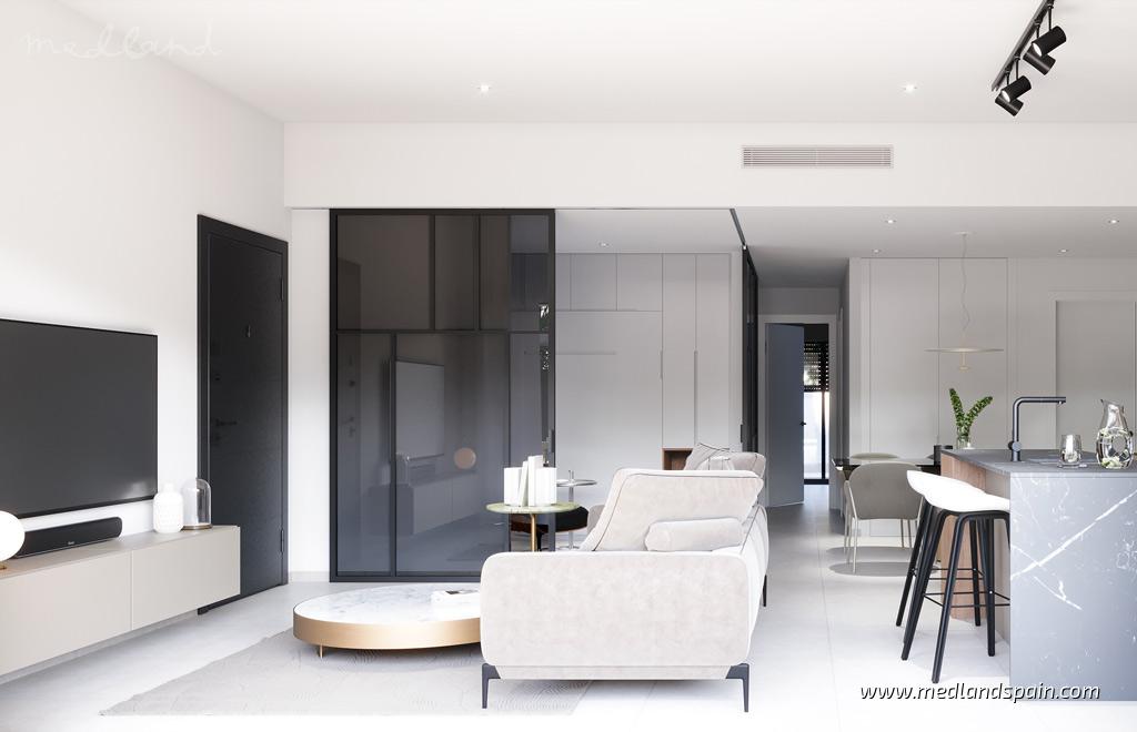 Apartment in Pilar de la Horadada, Alicante, Spain 3 bedrooms, 99 sq.m. No. 191696