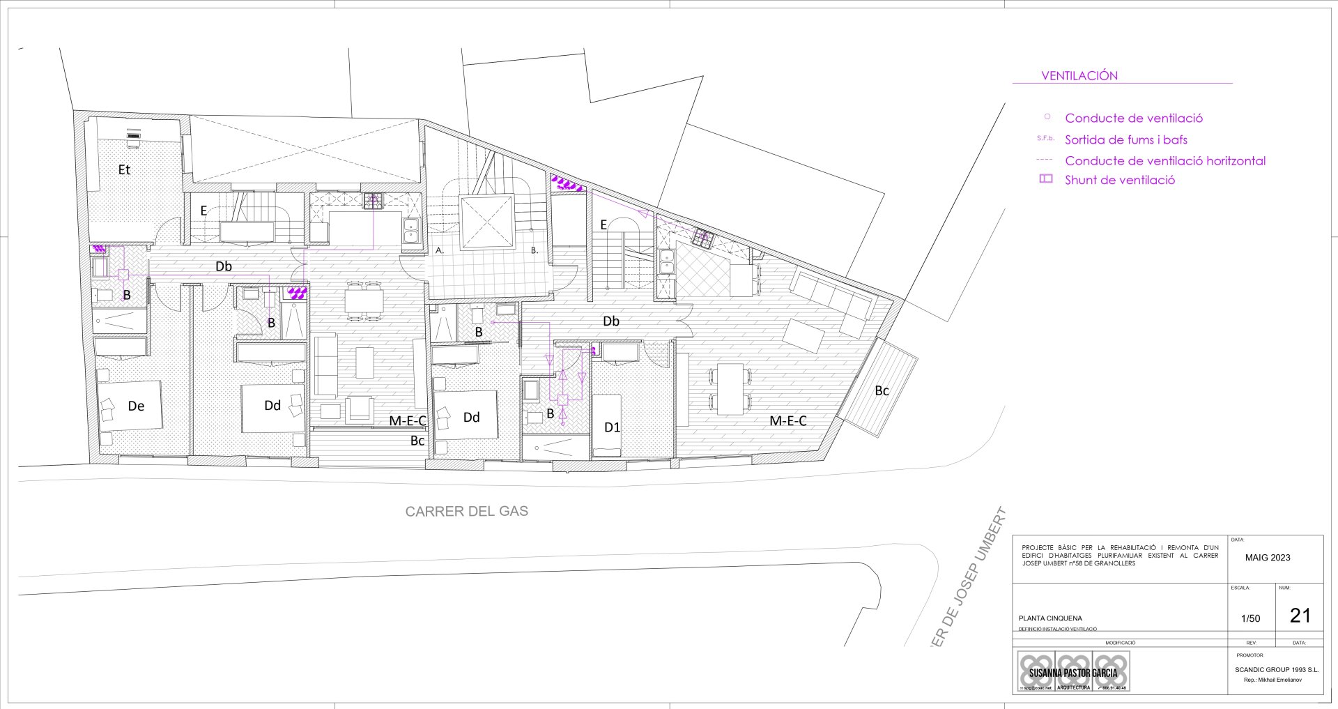 Commercial property à Granollers, Barcelona, Espagne 1455 m2 No. 146497