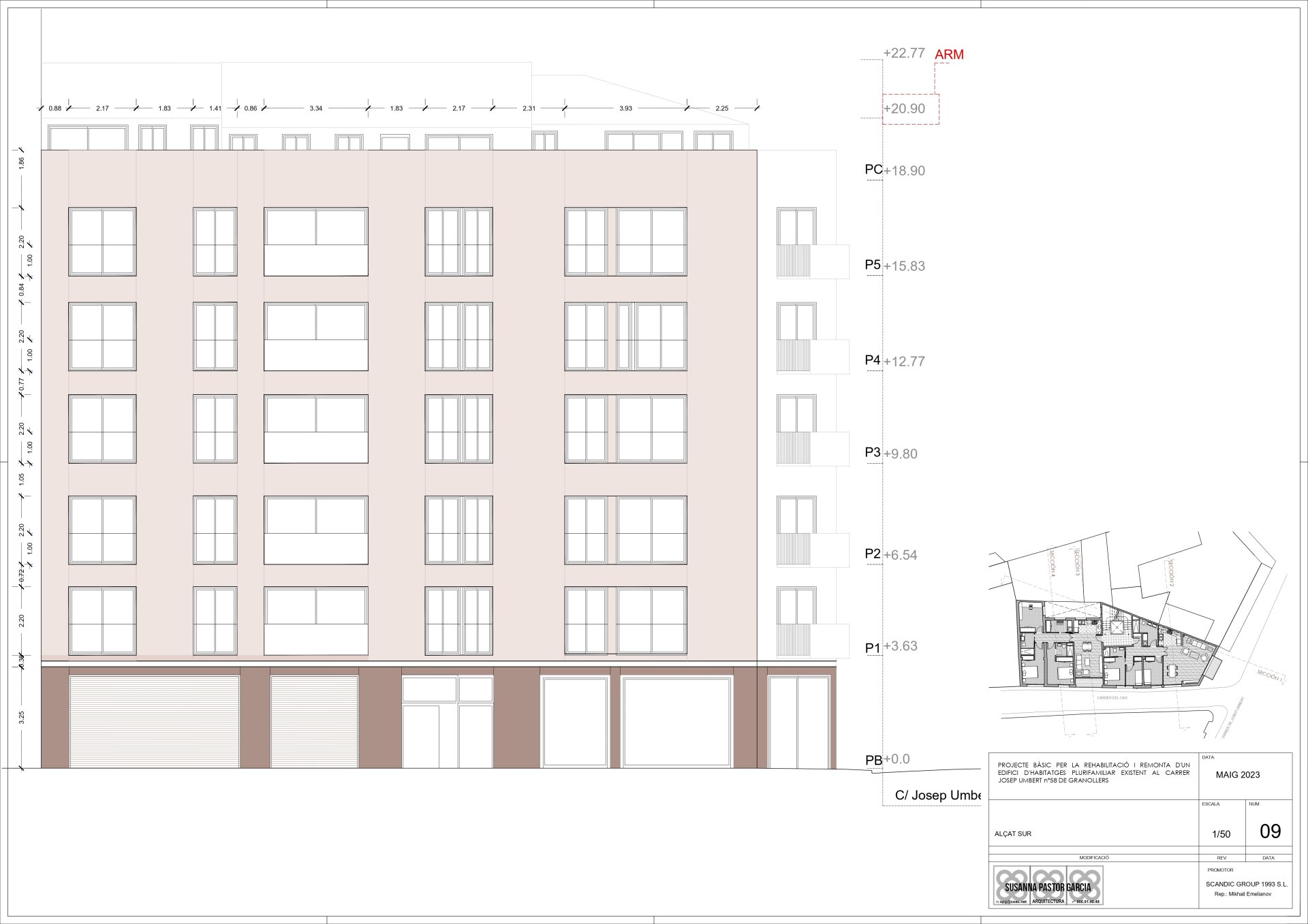 Commercial property à Granollers, Barcelona, Espagne 1455 m2 No. 146497