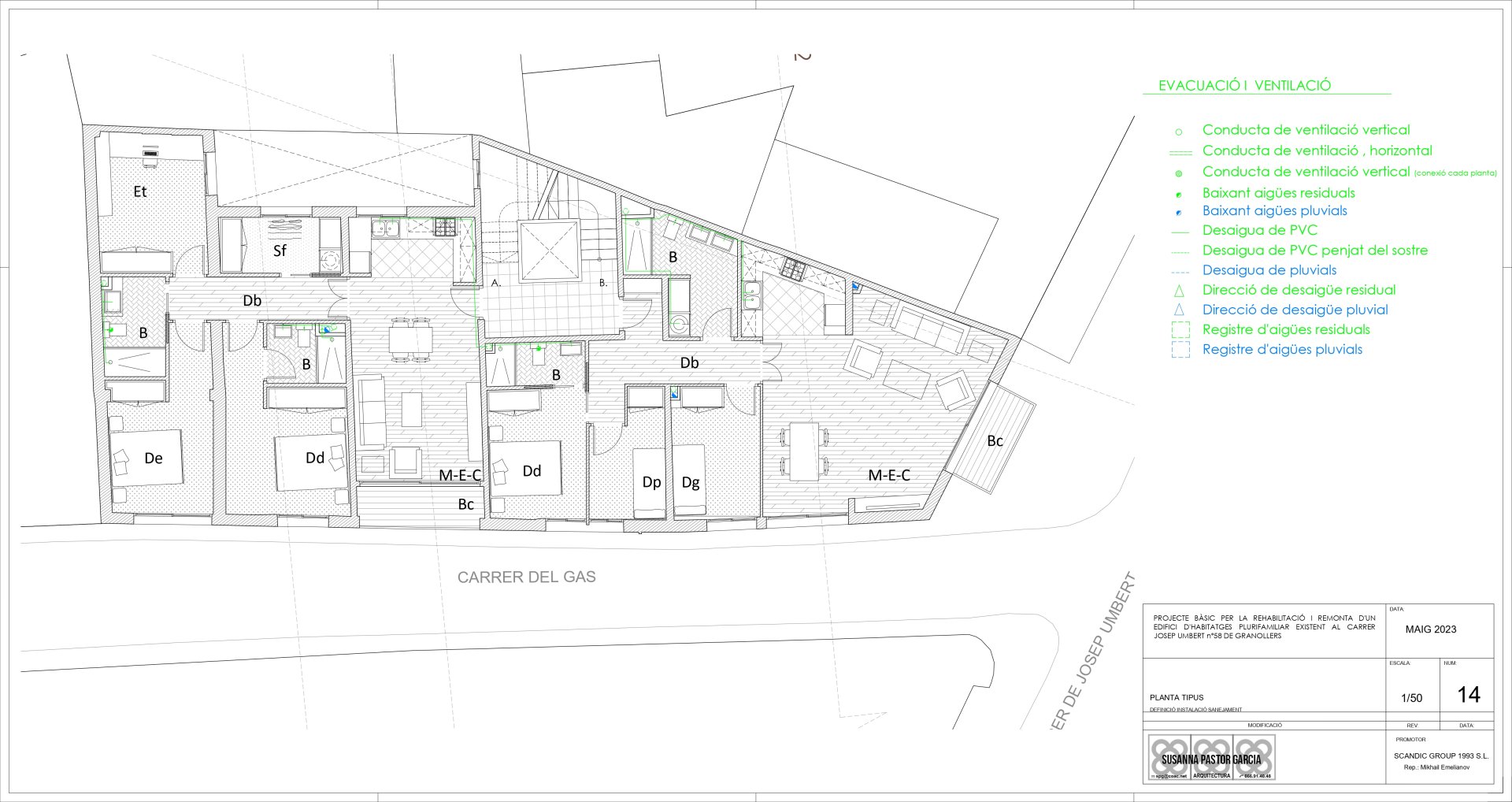 Commercial property à Granollers, Barcelona, Espagne 1455 m2 No. 146497