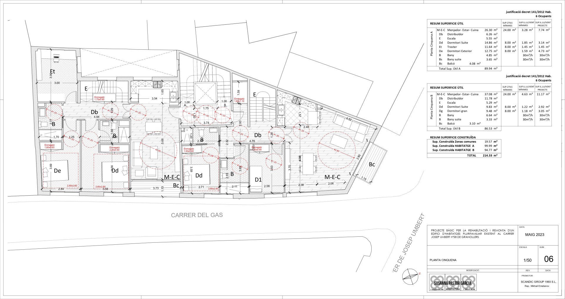 Commercial property à Granollers, Barcelona, Espagne 1455 m2 No. 146497