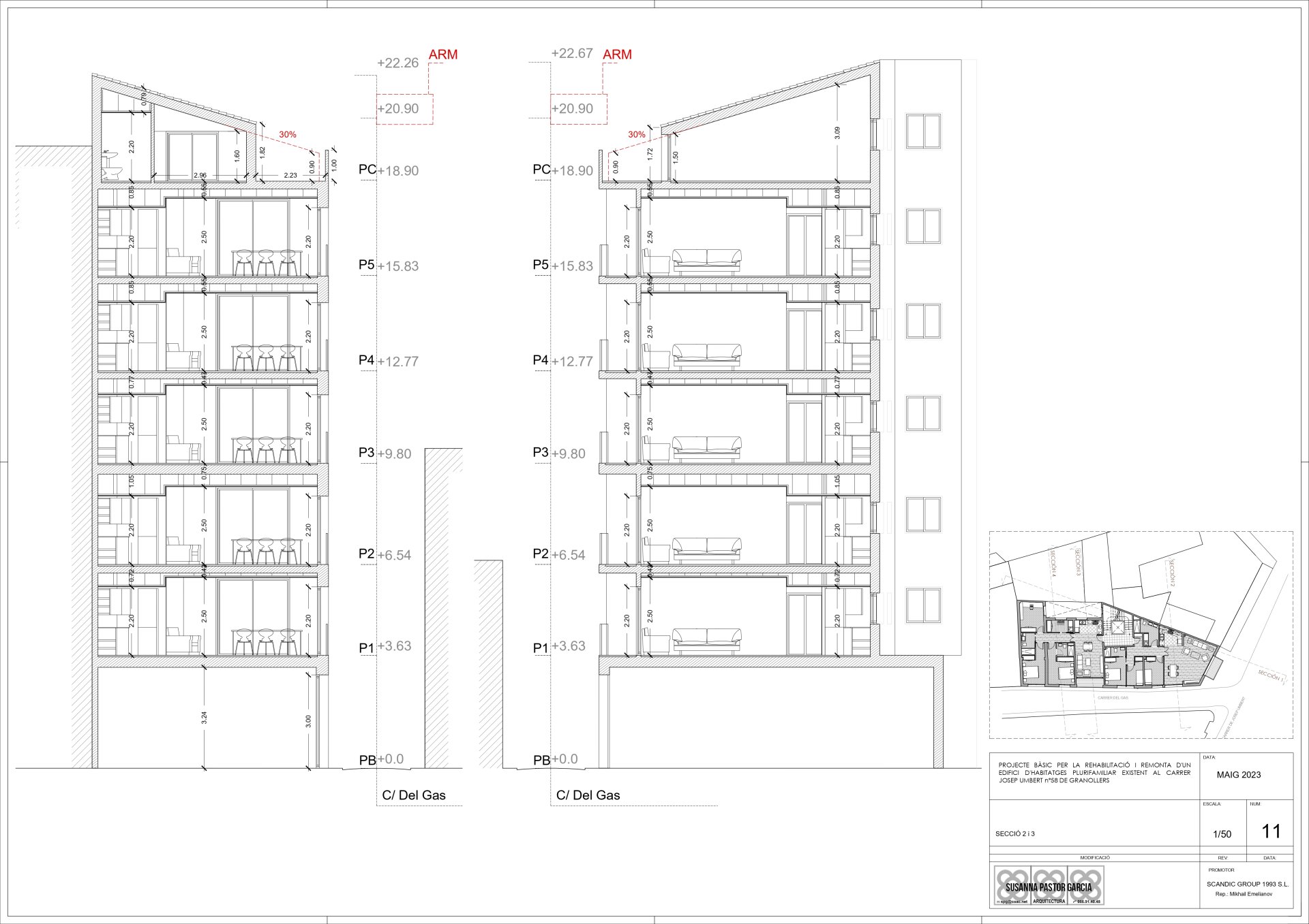 Commercial property à Granollers, Barcelona, Espagne 1455 m2 No. 146497