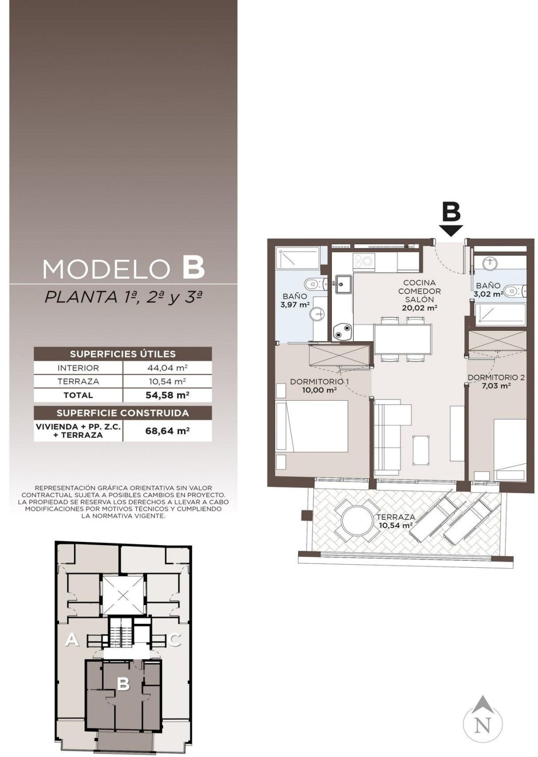 Apartment in Torrevieja, Alicante, Spain 2 bedrooms, 68 sq.m. No. 180351