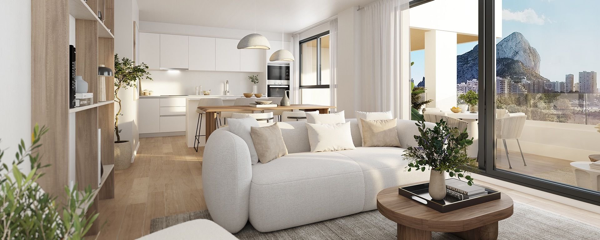 Apartment à Calpe, Alicante, Espagne 2 chambres, 85 m2 No. 98868