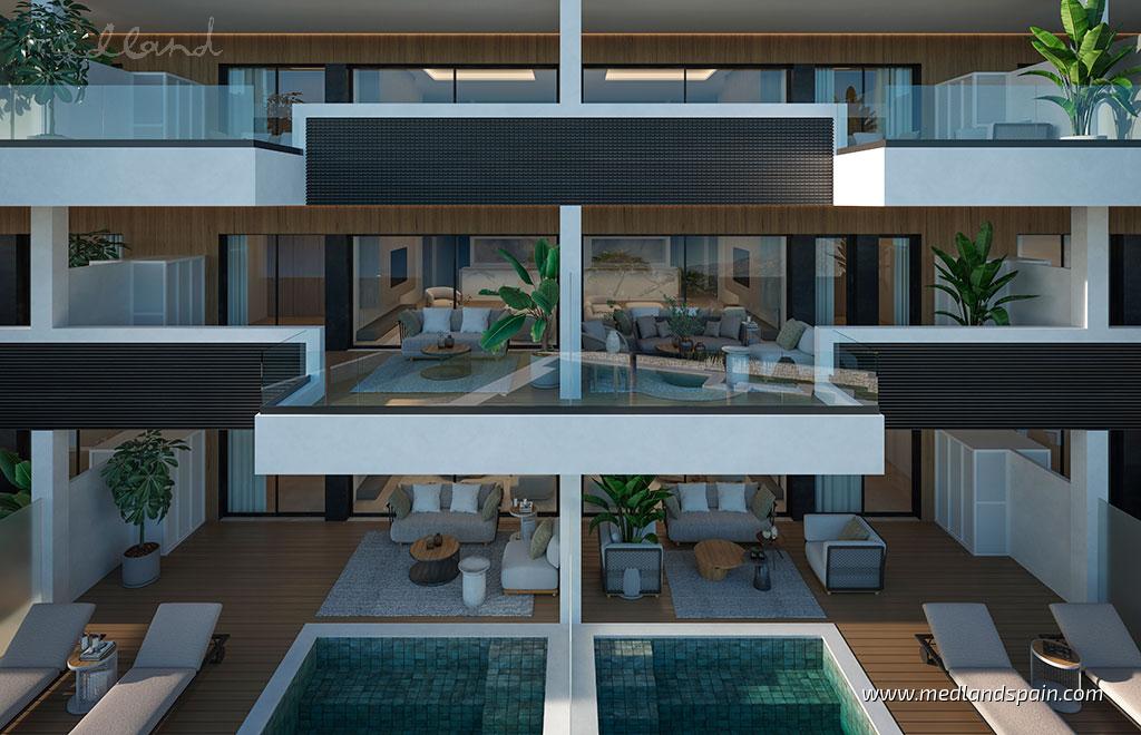 Appartamento a Benalmadena, Malaga, Spagna 3 camere da letto, 121 mq. N° 163061