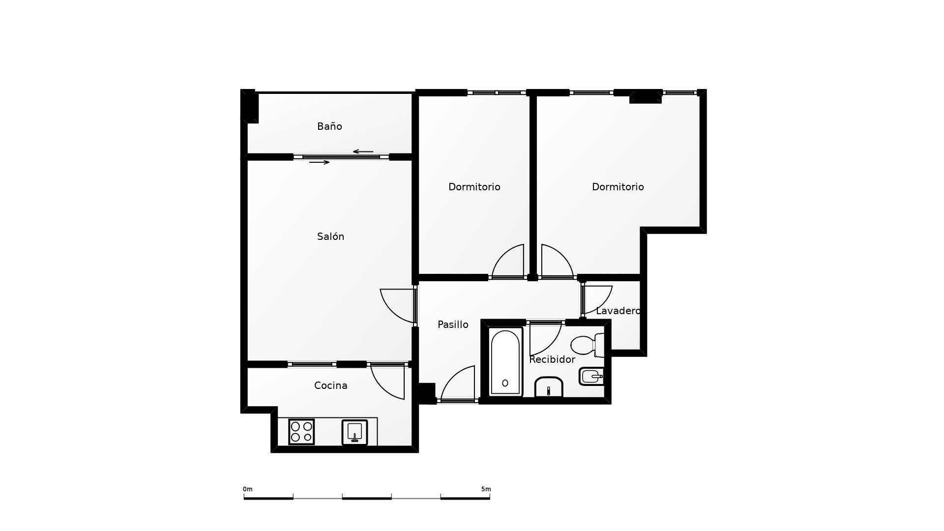 Appartamento a Calella, Barcelona, Spagna 2 camere da letto, 82 mq. N° 167147